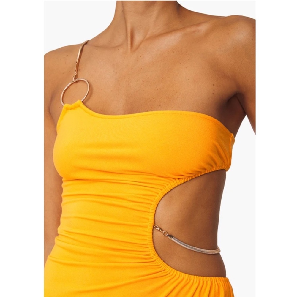 WeWoreWhat Snake Chain Jersey CutOut Dress - Picture 4 of 7